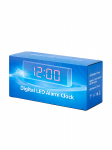 Часы электронные настольные от сети с будильником VST 712-1 Красные